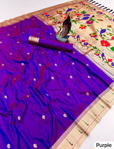 Soft Silk Peacock Paithani Saree