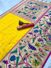 Soft Kanchipuram Tissue Peacock Paithani Silk Saree