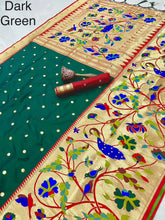 Soft Kanchipuram Tissue Peacock Paithani Silk Saree