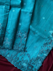 Pure Matka Silk Saree – Regal Elegance in Every Drape