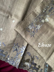 Pure Matka Silk Saree – Regal Elegance in Every Drape