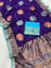 Luxury Banarasi Jaal Design Sarees