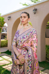 Designer Paithani Patola Sparrow Saree in Banarasi Soft Silk