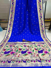 Pure Soft Kanchivaram Paithani Silk Saree