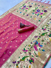 Soft Silk Broad Border Kanchivaram Paithani Saree