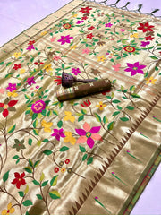 Soft Silk Brocket Kanchivaram Paithani Saree