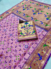 Soft Kanchivaram Patola Paithani Silk Saree