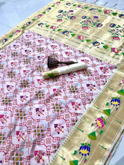 Royal Kanchivaram Patola Paithani Silk Saree