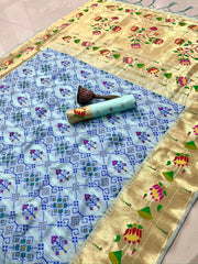 Royal Kanchivaram Patola Paithani Silk Saree