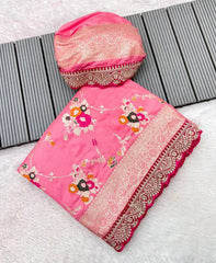 Kanchi Meets Tradition – Khadi Dola Cotton Bridal Saree