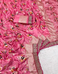 Kanchi Meets Tradition – Khadi Dola Cotton Bridal Saree