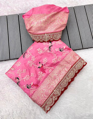 Sabyasachi-Inspired Pure Khadi Dola Cotton Bridal Saree