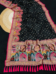 Pashmina Darbari Silk Traditional Artistry Saree