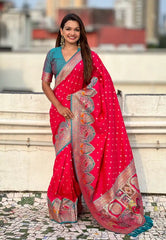 Pashmina Darbari Silk Traditional Artistry Saree