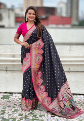 Pashmina Darbari Silk Traditional Artistry Saree