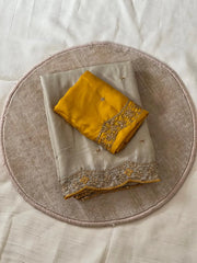 Heavy Rangoli Silk (soft) Material Embroidery Work Saree