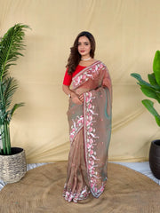 Royal Gabanna Silk Dual Tone Saree