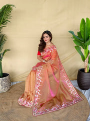 Royal Gabanna Silk Dual Tone Saree