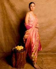 Alia Bhatt–Inspired Soft Silk Kanchivaram Paithani Saree