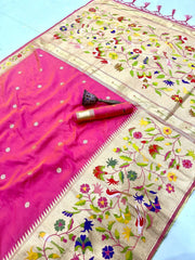 Alia Bhatt–Inspired Soft Silk Kanchivaram Paithani Saree