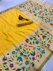 Alia Bhatt–Inspired Soft Silk Kanchivaram Paithani Saree