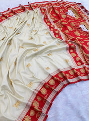 Soft Silk Paithani Nandi Motifs Saree