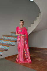Soft Banarasi Silk Traditional Paithani Saree