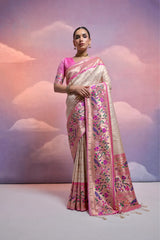 Rich Banarasi Soft Kanjivaram Paithani Saree