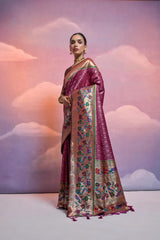 Rich Banarasi Soft Kanjivaram Paithani Saree