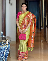 Rich Banarasi Soft Kanjivaram Paithani Saree