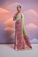 Rich Banarasi Soft Kanjivaram Paithani Saree