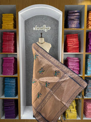 Pure Fully Zari Woven Parrot Motif Paithani Dupatta