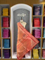 Pure Fully Zari Woven Parrot Motif Paithani Dupatta