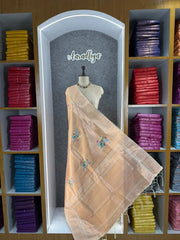 Pure Fully Zari Woven Parrot Motif Paithani Dupatta