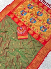 Soft Silk Unique Paithani Saree