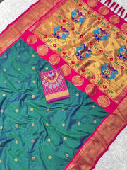 Soft Silk Unique Paithani Saree
