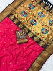 Soft Silk Unique Paithani Saree