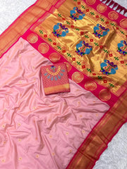 Soft Silk Unique Paithani Saree