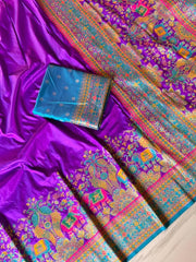 Latest Pashmina Darbari Silk Saree