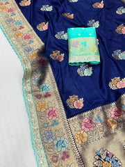 Festive Wear Dola Silk Banarasi Lace Border Saree