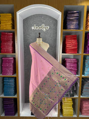 Pure Zari Geomatric Motif Paithani Dupatta