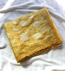 Designer Pure Chanda Kora Silk Embroidered Saree