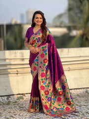 Super Hit Peacock Paithani Saree