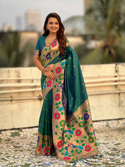 Super Hit Peacock Paithani Saree