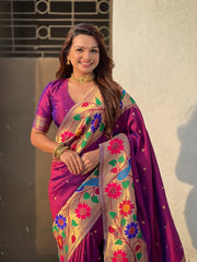Super Hit Peacock Paithani Saree