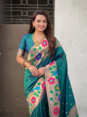 Super Hit Peacock Paithani Saree