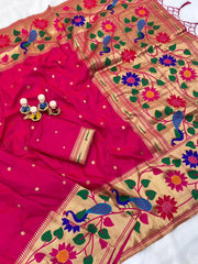 Super Hit Peacock Paithani Saree