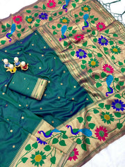 Super Hit Peacock Paithani Saree