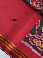 Classic Double Ikkat Patola Printed Saree