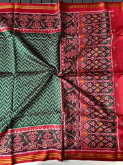 Classic Double Ikkat Patola Printed Saree